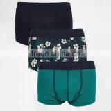 Custom 3 Pack Boys Wearing Briefs With Floral Print