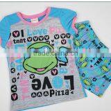 Round Neck 100 Cotton Pajamas Kids thumbnail-2