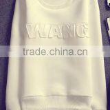 Fashion Scuba Crewneck Sweatshirt Embossed Pullover thumbnail-4