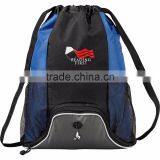 Corona Deluxe Drawstring Backpack - Features Open Main Compartment That Includes Shoulder Straps Which Also Cinch the Bag Shut thumbnail-4