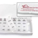 Healthy Trip Traveling Medicine Tray - Has Swing-open, Snap-tight, Hinged Lid and Seven, 4-compartment Pill Boxes thumbnail-1