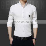 Fancy Non Iron Slim Fit Button Down Oxford Dress Shirt thumbnail-1