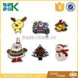 6pcs/set Embroidered Cloth Affixed Santa Claus Christmas Series Ironing Adhesive Stickers Patches thumbnail-1