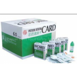 Pesticide residue detecting card
