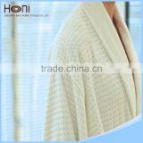 China Supplier White Hotel Waffle Men Bathrobe thumbnail-2