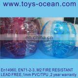 2016 New Style Inflatable Transparent Bumper Ball for Sale,TPU Material Ball for Outdoor Games,inflatable Rolling Ball for Kids thumbnail-3