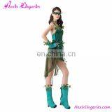 2016 Fashion Green Dress Halloween Costumes Bulk thumbnail-4