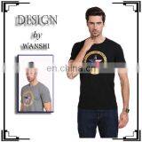 Wholesale Summer Short Sleeve Seamless Cheap Muscle Fit Printed Men t Shirt thumbnail-3