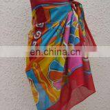 100% Cotton Beach Woven Sarong / Beach Pareos to be Used in Beach & Pool thumbnail-1