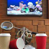 Disposable Paper Coffee Cups With Lids 12oz Double Walled Sturdy Stylish Design Paper Coffee Cup thumbnail-4