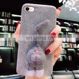 Wholesale Factory Price Hot Sell Cell Phone Case For IPhone 8 & 7 Creative 3D Dog Buttock Pattern Super Fiber Protective Case