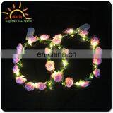 Pretty Led String Lights Flower Headband,new Design Glow Hawaiian Leis Flower