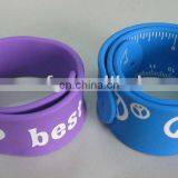 1 Inch Rfid Custom Silicone Wristband With Metal Hook Bracelet thumbnail-1