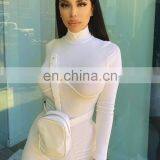 New Styles 2020 Women Solid Color Bodycon Jumpsuit Ladies Sportswear Long Playsuit Women Jumpsuit thumbnail-4