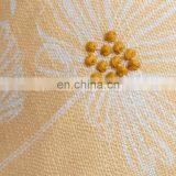 Home Decorative Digital Print and Embroidery Warm Light Yellow Happy Slogan Cushions Covers Pillow Cases With Pom Pom thumbnail-7