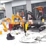 Mini Multi-function Excavator Hydraulic Breaker Excavator Mounted Rock Drill thumbnail-3