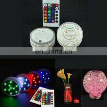 2021 Remote Control LED Lighting Base Event Party Decorative Multi Color Led Light Base Flower Pots Crystal LED Base Light thumbnail-4