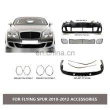 for 2014-2019 Bentley FLYING SPUR REAR BUMPER COVER/Rear Bumper Deflector thumbnail-2