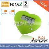 Digital Sport Heart Shaped Small Pedometer thumbnail-1