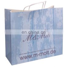 China gold supplier wholesale customized shopping bag colored paper rope handle kraft paper bag