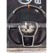 Carbon Fiber Steering Wheel for Audi A1 S1 A3 S3 A4 S4 A5 S5 A6 S6 A7 S7 A8 S8 Car Modification Steering Wheel thumbnail-3
