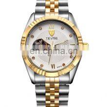 TEVISE 8391A Full Steel Wristwatch Man Skeleton Self-Wind Mechanical Watches Men thumbnail-5