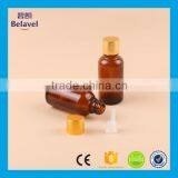 Wholesale 20ml amber bottles with cap glass essential oil bottles