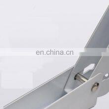 Black Powder Coated Metal Heavy Duty Wall Mounting Floating Shelf Brackets thumbnail-3