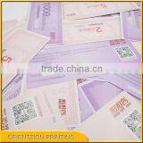 Quality Gift Vouchers, Custom Money Currency Tickets