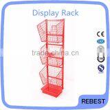 Powder Coated Magazine Metal Display Rack