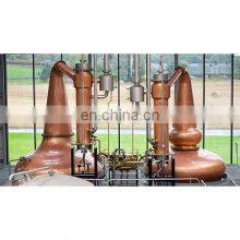 300L 400L 500L Copper Alcohol Pot Still Copper Distillation Equipment for Whiskey, Gin, Vodka, Rum thumbnail-5