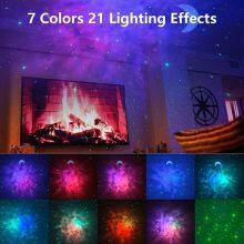 3 in 1 LED Starry Sky Projector Night Light Projector Ocean Wave Music Laser Starry Sky Projector thumbnail-4