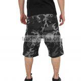 Custom Wholesale Mens Camo Printed Cargo Shorts thumbnail-4