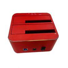 Hard Disk Docking With Cloning 2 Bays SATA USB3.0 HDD Docking Station thumbnail-5