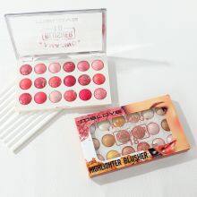 OEM Full Cosmetics Set Box 18 Color Eyeshadow Palette Baked Powder Makeup Palette Face Blusher and Highlight thumbnail-4