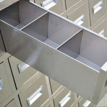 Space-Saving Stainless Steel Herbal Dispenser for Wellness Centers & Health Stores - Large Capacity Waterproof Cabinet for Herb Sample Management thumbnail-2