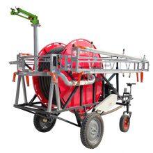 Hose Reel Irrigation Machine Moving Rain Gun Farm Traveling Winch Sprinkler Irrigation PE Pipe Irrigator Travelling Sprinkler Irrigation