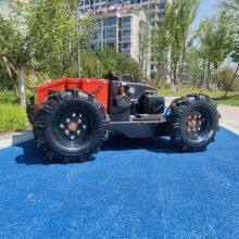 Agricultural Robotic Gasoline Cutting Width 800Mm Remote Operated Robotic Slope Mower thumbnail-6