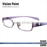 Women Fancy Eyeglasses Frames With Changeable Temples thumbnail-1