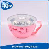 Healthy and Bright Color Printed Reusable Salad Bowl thumbnail-1