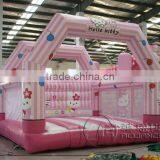 2014 New Hello Kitty Castle Pvc Inflatable Playground for Kids thumbnail-4