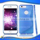 S Line Wave Pattern Design Cell Phone Case for Iphone 7 Plus Tpu Cover Most Popular