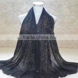 Cutom Beaded Flower Pattern Muslim Khimar Hijab thumbnail-2