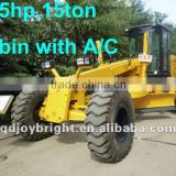 15ton Hydraulic self-propelled motor grader,Torque converter and power-shift gearbox,US engine 165hp,ripper,front blade