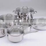 12pcs Competitive Stainless Steel Cookware Set
