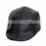 Leather Baret Caps