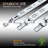 SD4209 3 fold ball bearing drawer slide parts with lock