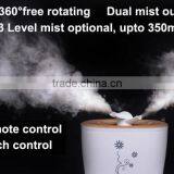 Ultrasonic Humidifier Air Diffuser Purifier Mist Maker Home Office Orange thumbnail-2