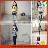 2016 Manufacturer New Fashion Boutique Child Clothes for 2-6T Girl Wear Kid Clothes Set Wholesale Spring Baby Clothes(ulikGC001)