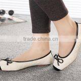 Brand New Flat Ladies Shoes Ladies Rubber Soles Flat Shoes With High Quality XT-DA0905 thumbnail-2